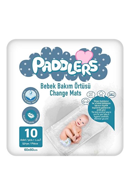 Paddlers Bebek Bakım Örtüsü 60x60 cm 10'lu Fiyatı, Yorumları