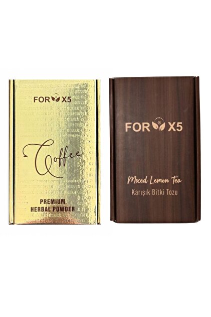 FORX5 Coffee & Limon Aromalı Karışık Bitki Çayı Set - Fiyatı