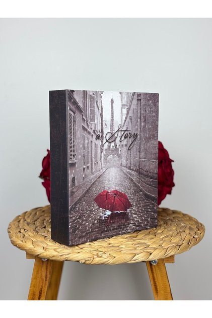 Photo Album 10X15Cm 200 Photo Capacity Colorful Umbrella Patterned Memory Album