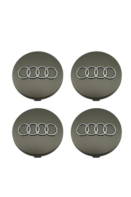 Set 4 Capace Jante Audi - 60mm, Gri