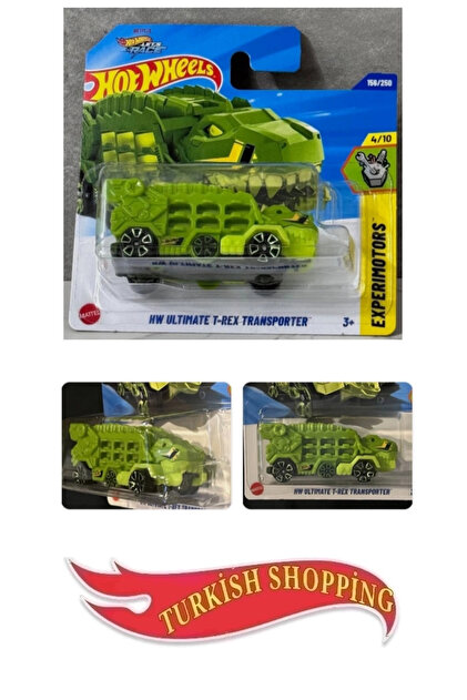 HOT WHEELS 1:64 Ölçek 2025 Case Hw Ultimate T-rex Transporter