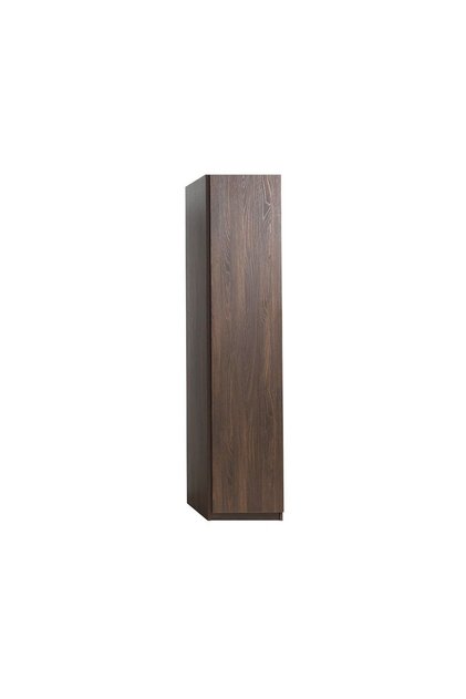 Infinity 1-Door Wardrobe with Hanger - Dark Walnut L50xW59xH230cm