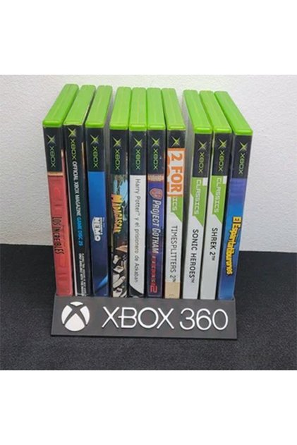 Xbox 360 Uyumlu 10 Oyun Kapasiteli Oyun Kutusu (CD) Rafı – Stand Organizer