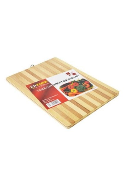 Tocător dreptunghiular ERT-MN 612, 36 x 26 cm, bambus