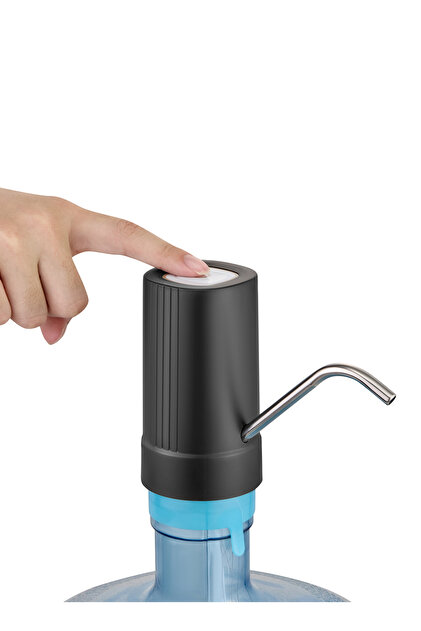 Rechargeable Water Pump 64x112mm USB Type-C BPA-Free with Steel Spout for Bottle Dispensing
