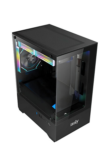 IZOLY VENUS 3 X 120mm Argb Fan 450W PSU M-ATX Gaming Case - Fiyatı