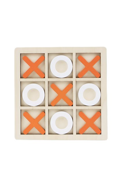 Παιχνίδι Montessori Tic Tac Toe, Flippy, Διαδραστικό, X and O, Πορτοκαλί Λευκό