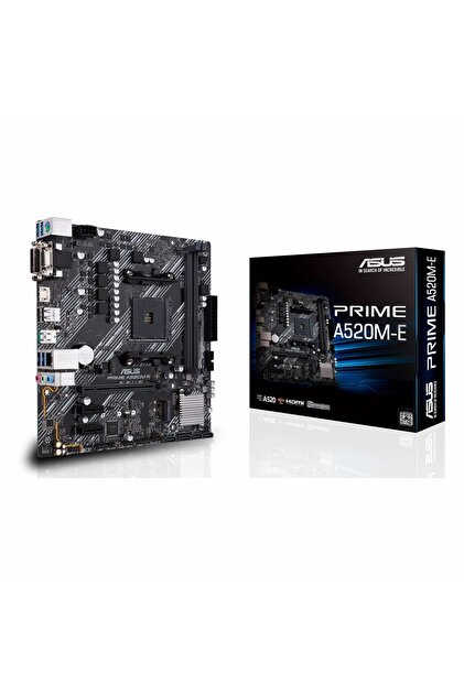 ASUS Prime A520M-E-CSM DDR4 (4600MHz)OC M.2 DVI/VGA/HDMI PCIe 3.0