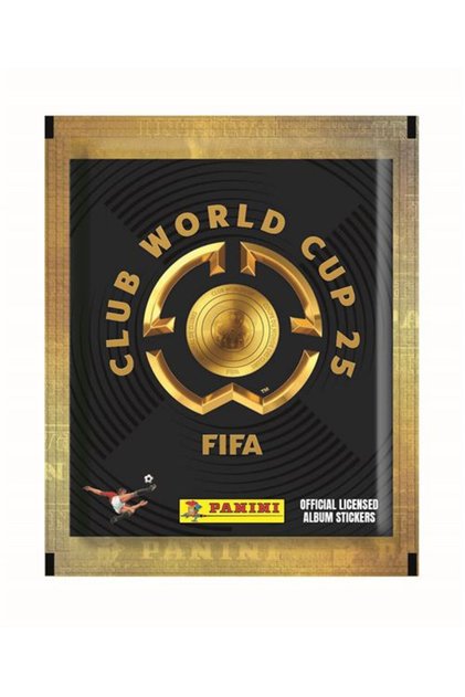 Club World Cup 2025 Sticker Pack Panini -1 Package, 5 Stickers