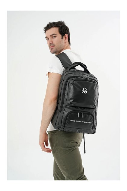 Black Unisex Backpack 20871