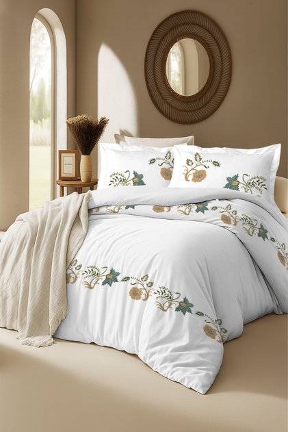 100% Cotton 5D Digital Printed Duvet Cover Set – Oeko-Tex Certified, Floral Pattern
