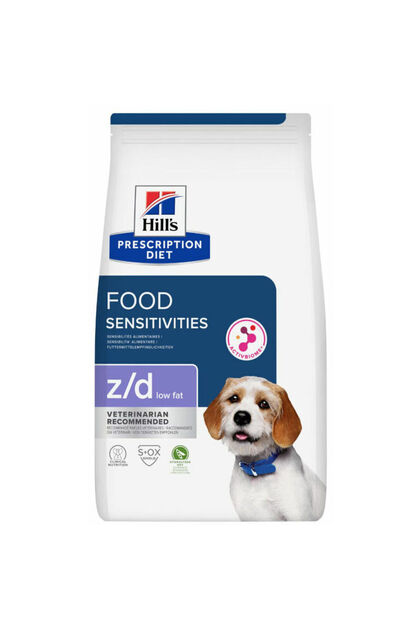 Hill's Prescription Diet z/d 3kg 小粒 Hill's Hills Food Sensitivies z/d low fat Hidrolize Soyalı Köpek