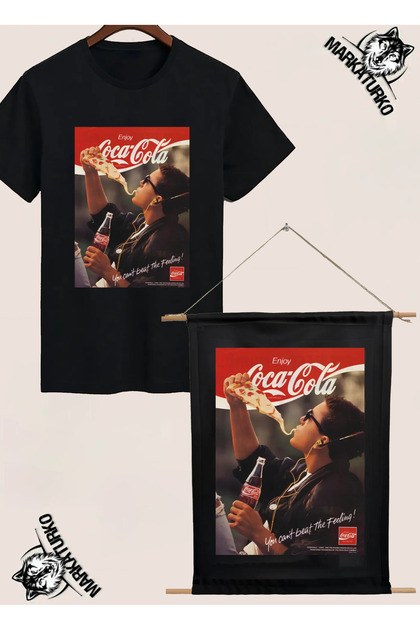 Coca Cola Sublimation Printed Tshirt & Table Gifted 1976-209H