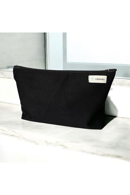 Raw Cloth Canvas Makeup Bag 26X18 cm