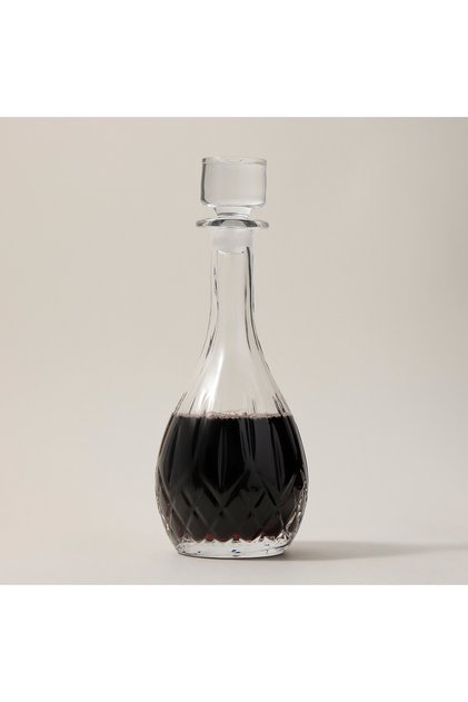 Clear Crystal Glass Bottle with Rcr Cap