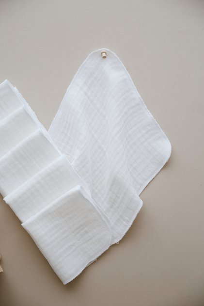 Dery Baby 25*25 4 Layer Muslin Mouth Wipes
