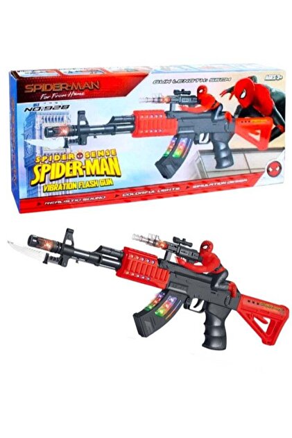 Lightweight Portable Combat Gun With Spider-Man Design With Sound And Light