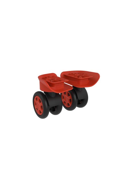 Pp Suitcase Wheel Right and Left Red Color