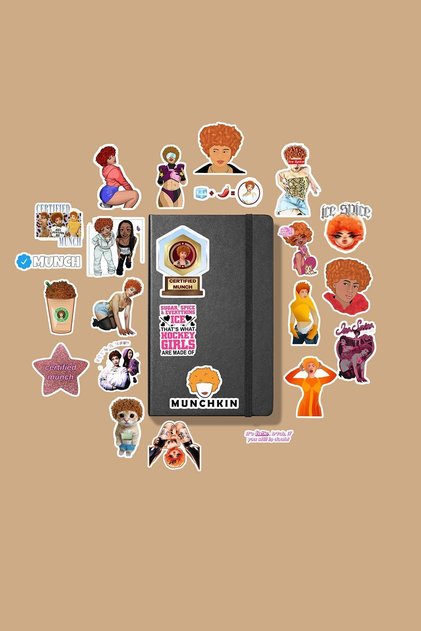 Ice Spice / Selda Baycan / Sticker Pack / Bullet Journal Notebook Sticker Agenda Laptop Sticker