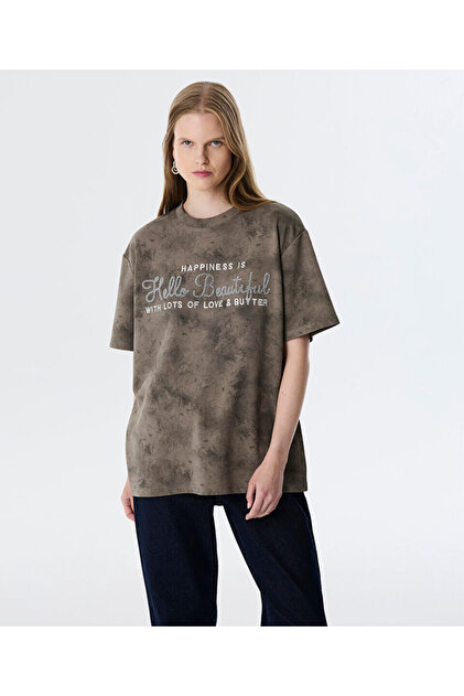 Twist SLOGAN BASKILI VE İŞLEMELİ T-SHIRT - Fiyatı, Yorumları