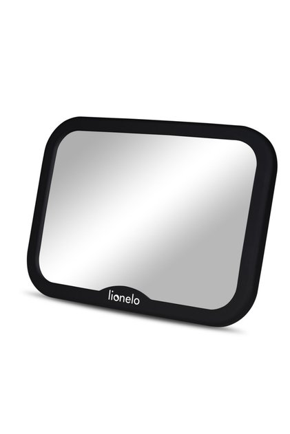 Oglinda auto retrovizoare, Lionelo, Sett, 25x18 cm, Rotire 360 grade, Universala, Black Carbon