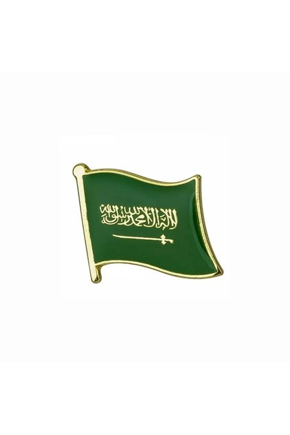 ملصق علم المملكة العربية السعودية - ملصق معدني للجوال
