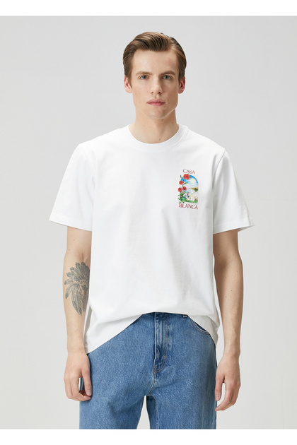 Bumbac organic alb LA Days tricou