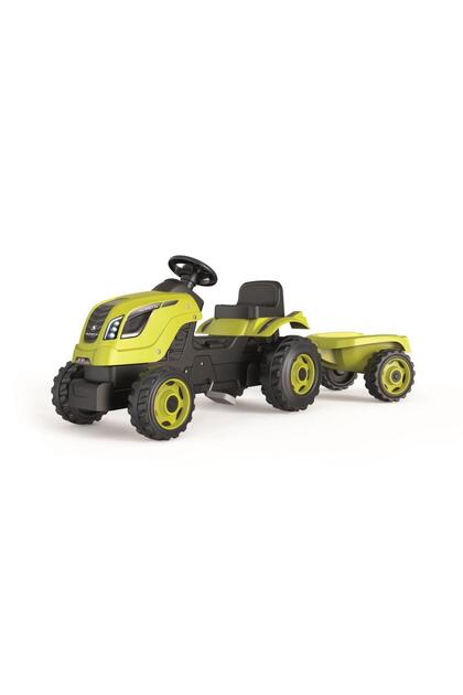 XL Römorklu Pedallı Traktör - Yeşil 710130
