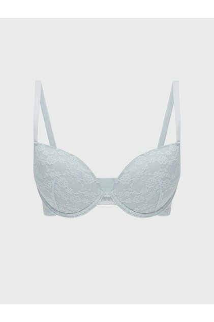 Lcw Dream Blue Underwire Non-Padded Lace T-Shirt Bra