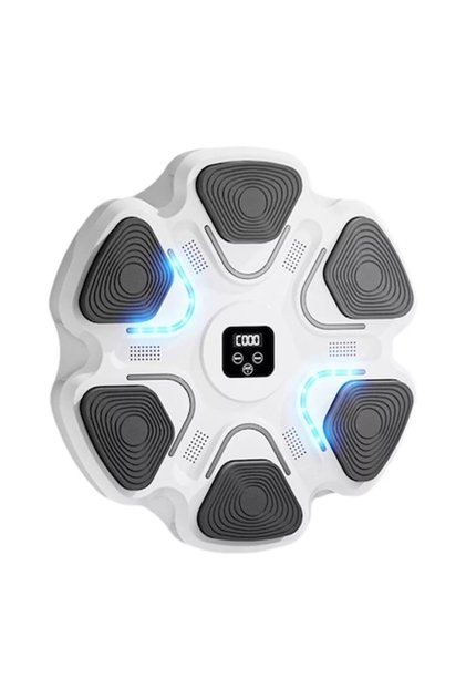Боксова машина с музика, за стенен монтаж, GIMASE, бял, високоговорител, Bluetooth, LED осветление, 38 x 27