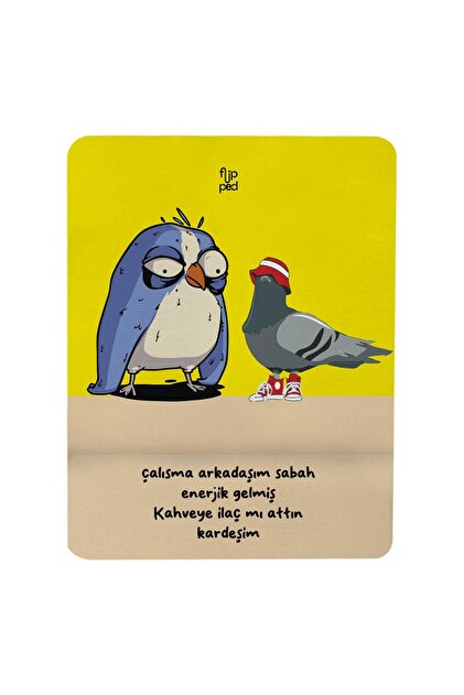Çalışma Arkadaşım Bilek Destekli Mousepad