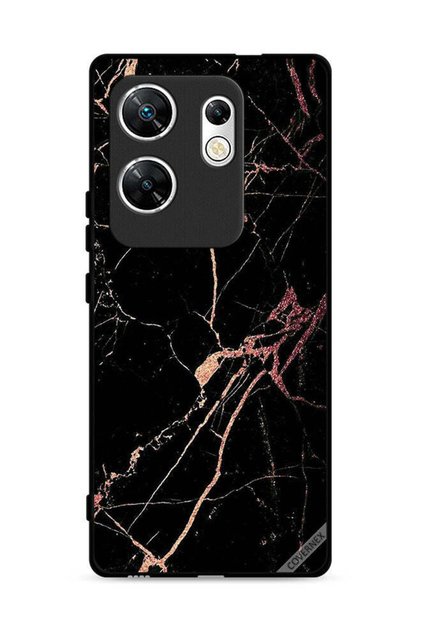 Infinix Zero 30 4G Protective Case Cover Cracked Marble Pattern