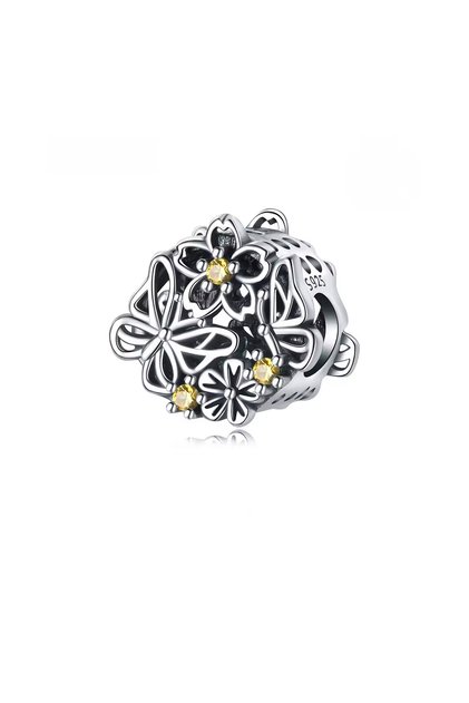 Sunny Spring Silver Charm