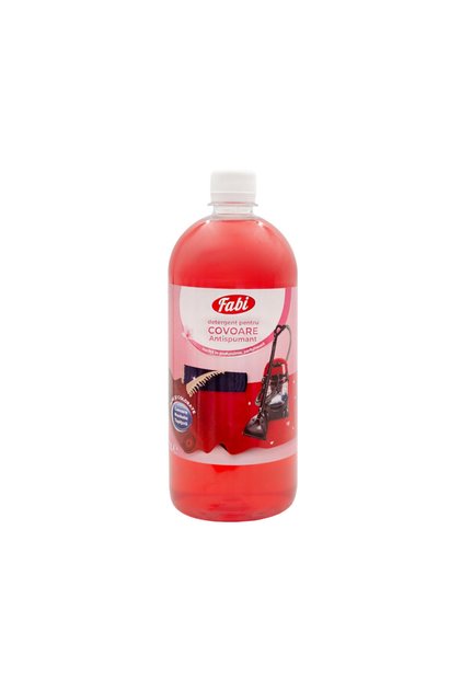 Detergent profesional pentru covor si mocheta, Fabi, 1L, pentru aspiratoare cu injectie-extractie