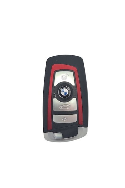Carcasă cheie premium cu 4 butoane X3 X4 F10 F20 F30 F40 F13 F14 F01 F02 cu ramă roșie