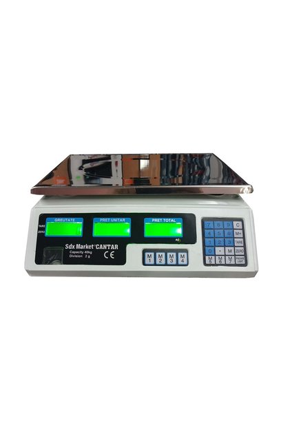 Cântar electronic cu afișaj dublu max. 40kg Sdx Market