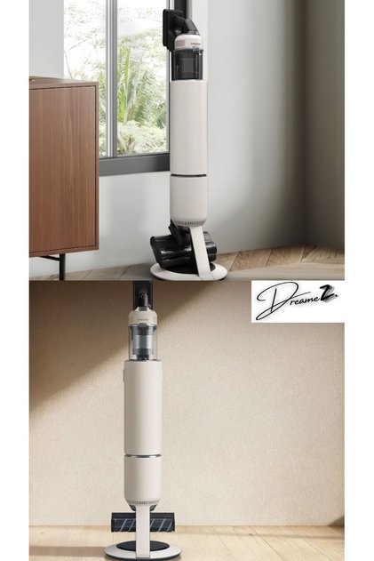 Drmz Wett&Dry Dünyanın En Güçlü Bespoke AI Jet Lite Complete Şarjlı Gri Dikey Süpürgesi,Yapay Zekalı