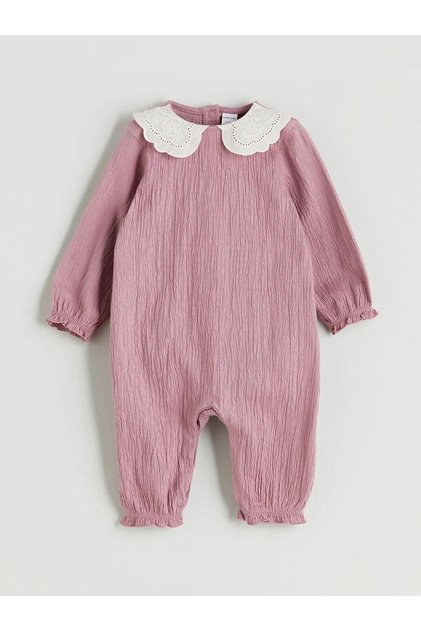 Lcw Baby Baby Girl Jumpsuit with Baby Collar (W5)