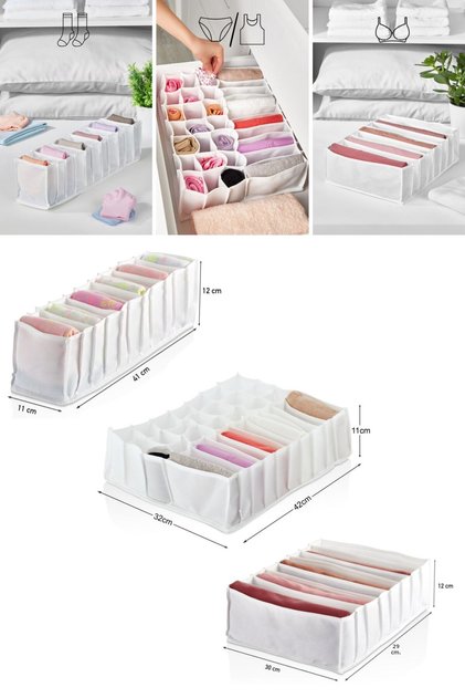 Drawer Underwear and Socks Organizer Set