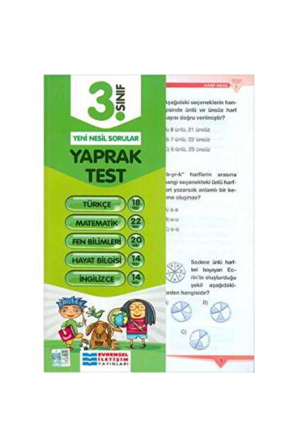 Evrensel İletişim Yayınları 3. Sınıf Tüm Dersler Yaprak Testler
