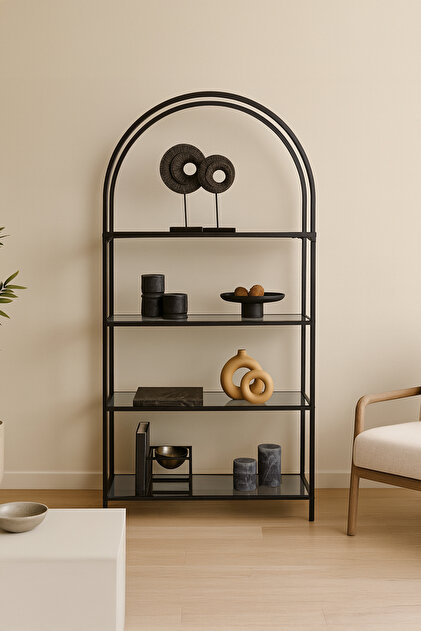 1/f SPACE IRONBOARD 防錆コーティングS・Lセット DEKOPRATİK Mona Mutfak Standı 4 Raflı Kahve Köşesi Mutfak Rafı