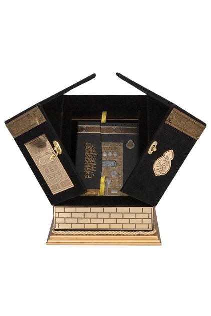 Kabe Maketi Kur'anı Kerim Hediyeli ( Kabe Kutu Rahle Hediye Gift )