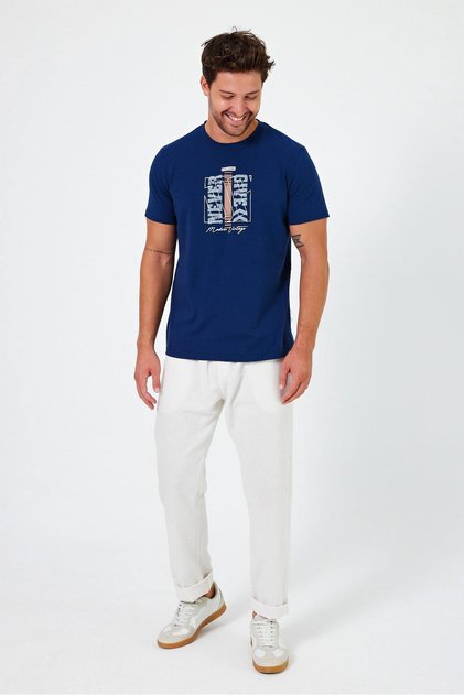 Printed Regular Fit T-Shirt (E24-00213)