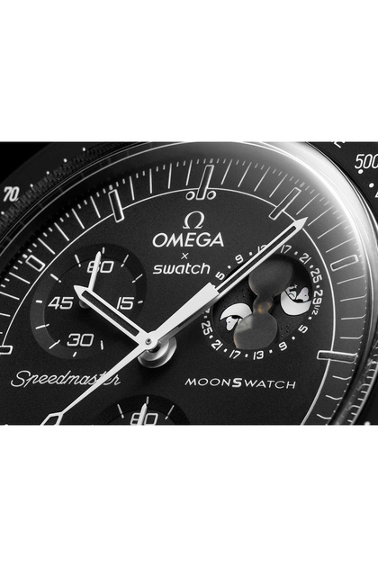 Swatch x Omega Moonphase Snoopy Black -SPARKSOLE - Fiyatı, Yorumları