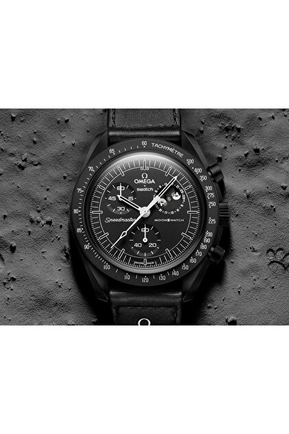 Swatch x Omega Moonphase Snoopy Black -SPARKSOLE - Fiyatı, Yorumları