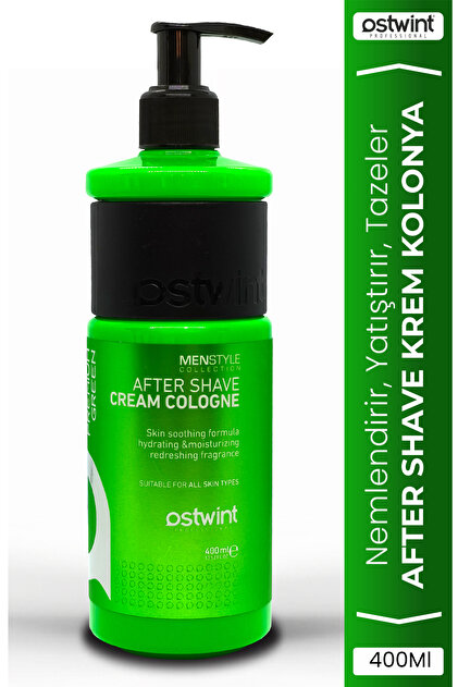 Ostwint Tıraş Sonrası Krem Kolonya -Premium Green 400ml - Fiyatı