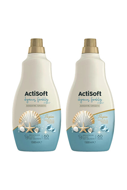 Aktisoft Actisoft Yumuşatıcı Okyanus Ferahlığı 2 X 1500 ml