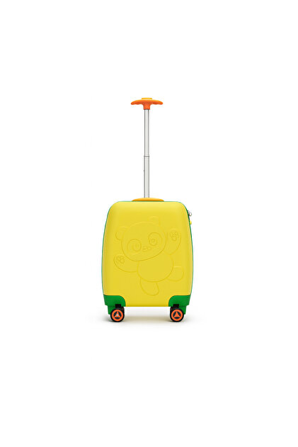 Wexta Wx-414 Sarı Panda Çocuk Valizi - Fiyatı, Yorumları
