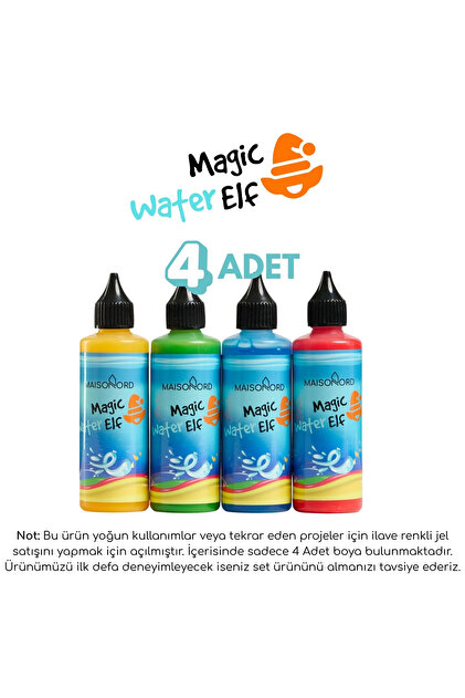Maisonord Magic Water Elf Sihirli Su Hayvanları Yedek Renkli Jel
