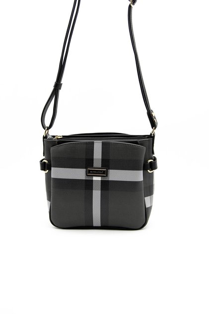Black - Black Sp884 Women's Crossbody Bag